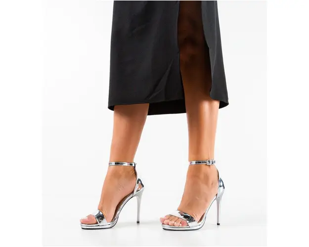 Sandale dama Cesare Argintii