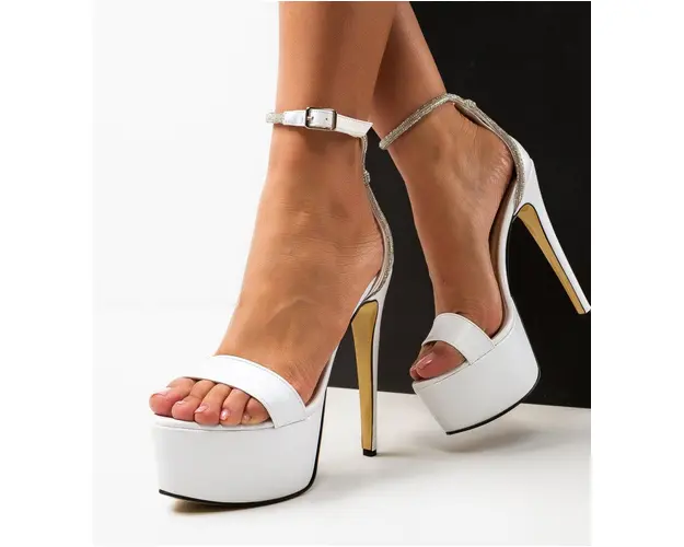 Sandale dama Chesera Albe