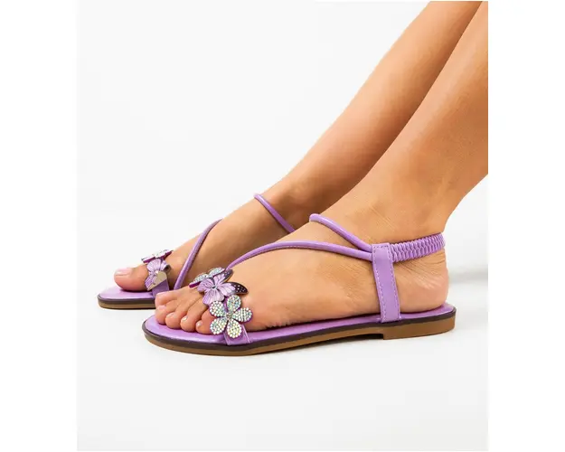 Sandale dama Crin Mov