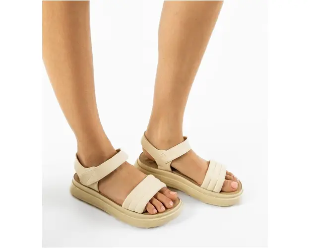 Sandale dama Eef Bej