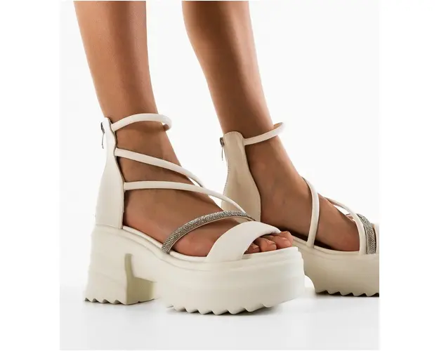 Sandale dama Eleger Albe