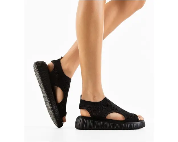 Sandale dama Existega Negre