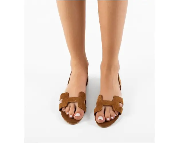 Sandale dama Harnata Camel