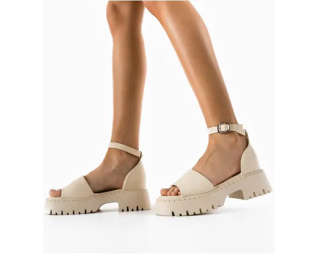 Sandale dama Helle Bej