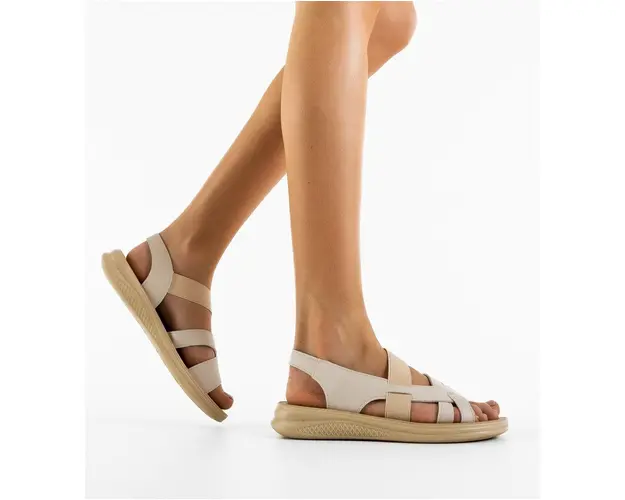 Sandale dama Janna Bej
