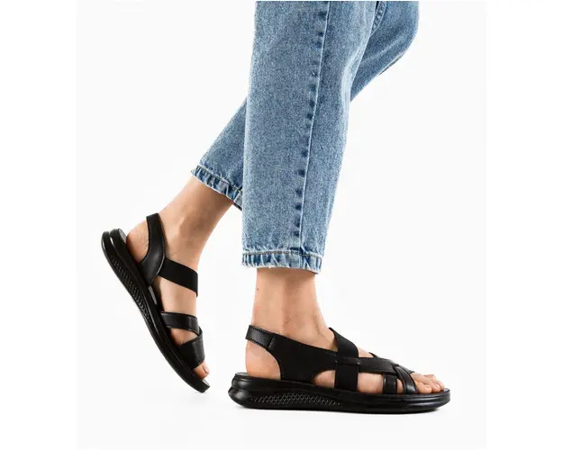 Sandale dama Janna Negre