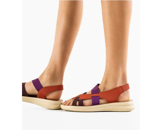 Sandale dama Janna Portocalii