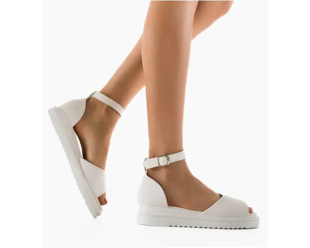 Sandale dama Kavala Albe