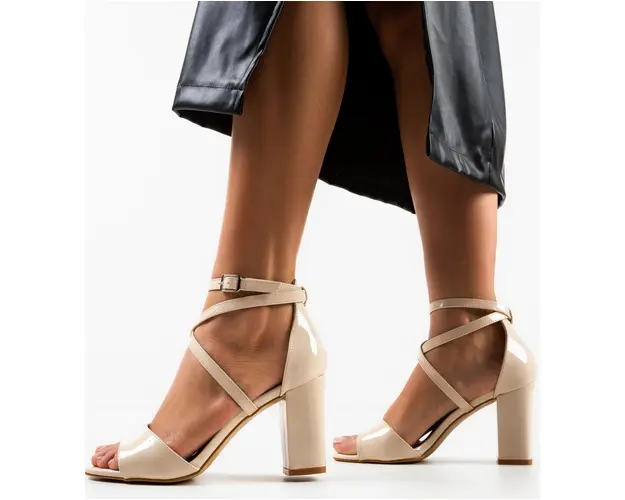 Sandale dama Kozmine Bej