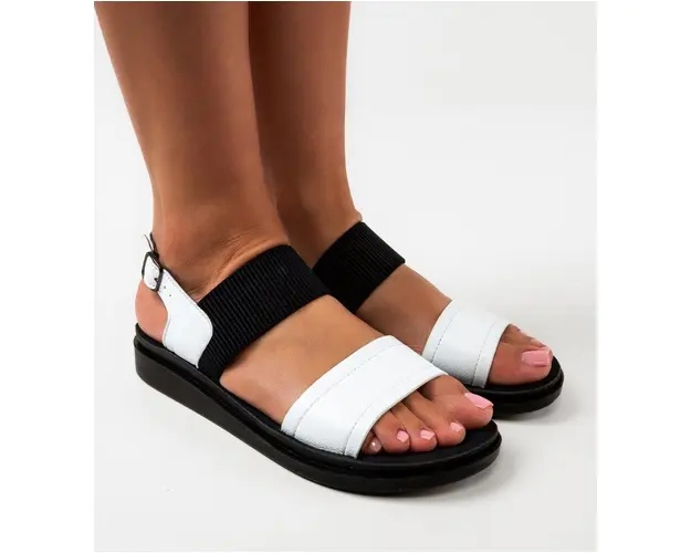 Sandale dama Lally Albe