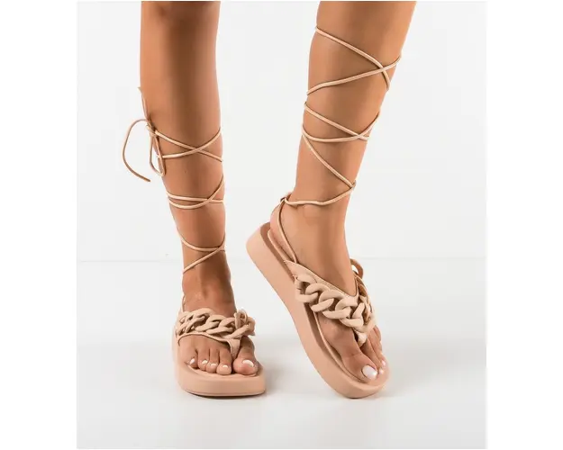 Sandale dama Lose Bej