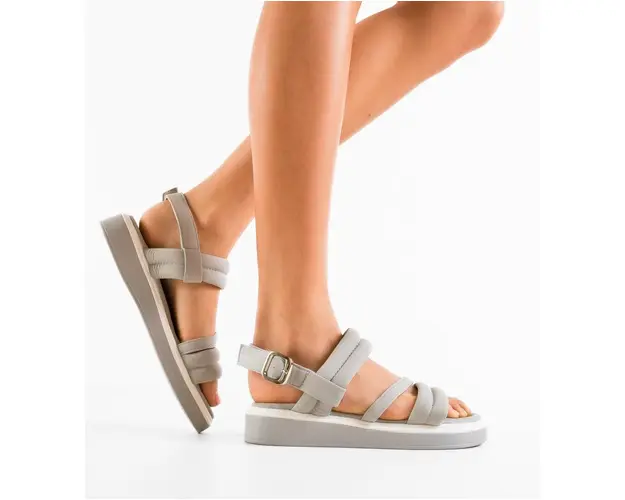 Sandale dama Lukalik Gri