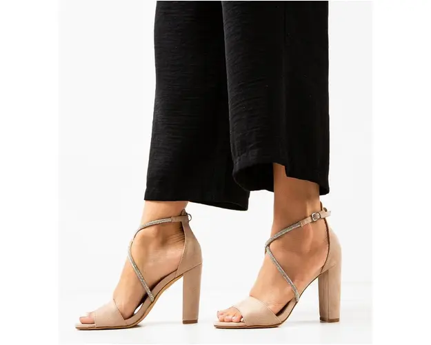 Sandale dama Malyer Bej