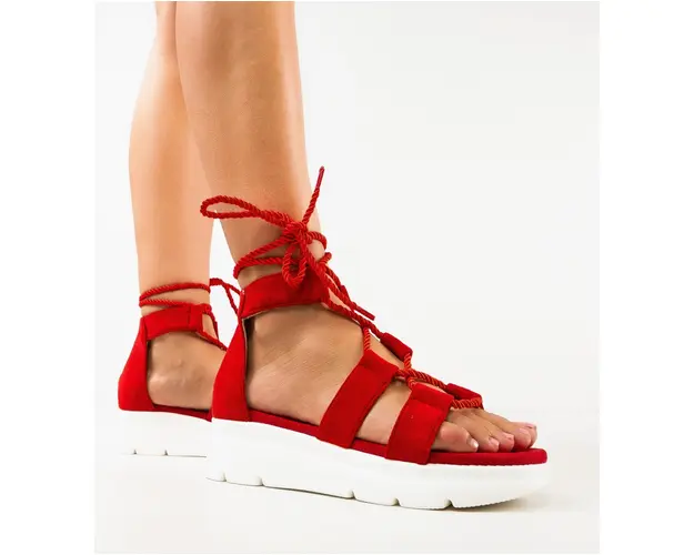 Sandale dama Miami Rosii