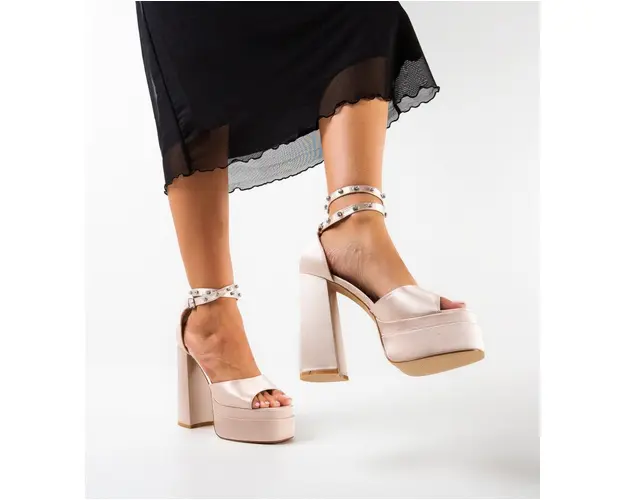 Sandale dama Minin Bej