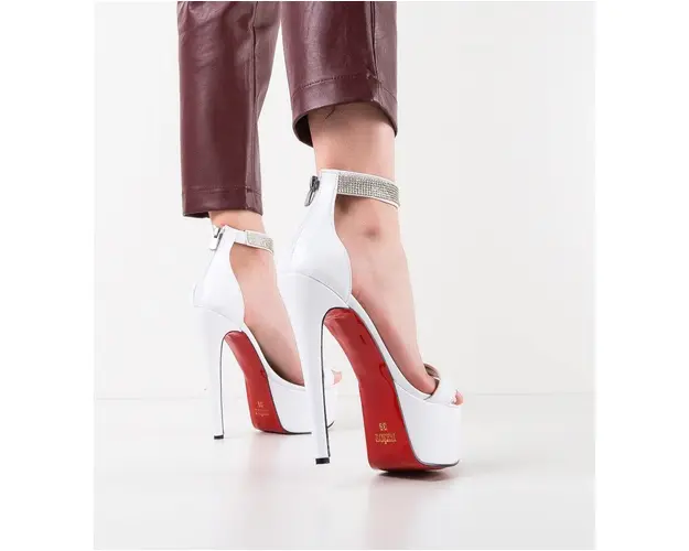 Sandale dama Minunas Albi