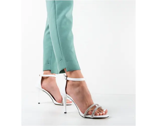 Sandale dama Myretam Albe
