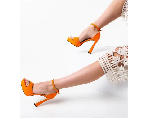 Sandale dama Nalaka Portocalii