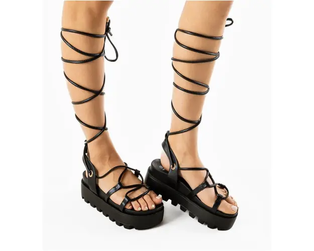 Sandale dama Nicoru Negre 2