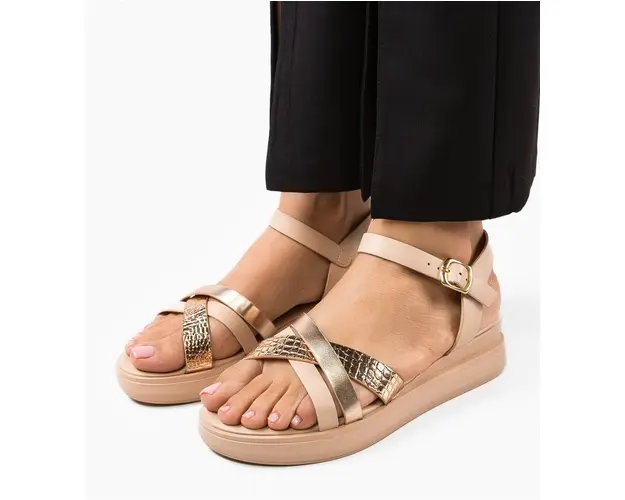 Sandale dama Nynar Bej