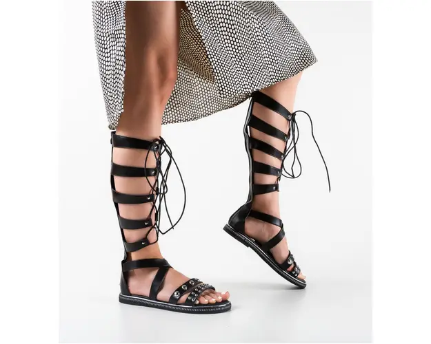 Sandale dama Oskan Negre