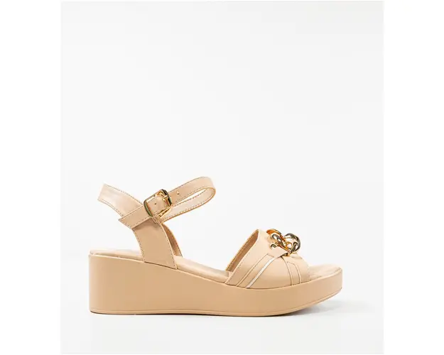 Sandale dama Peanut Bej
