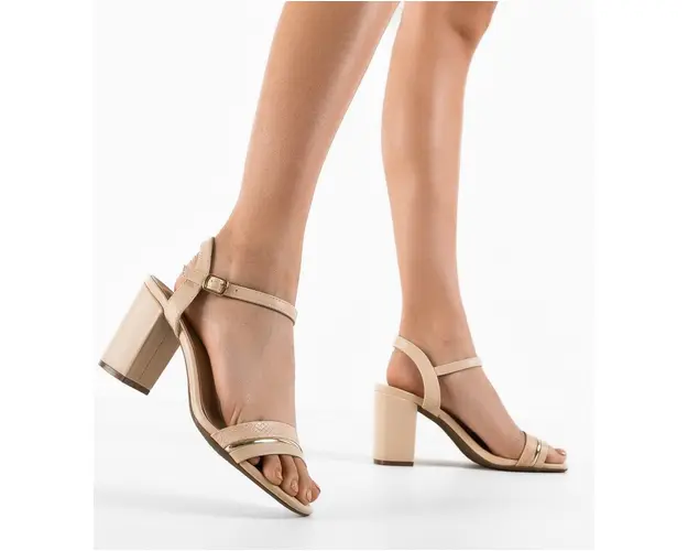 Sandale dama Pebble Bej