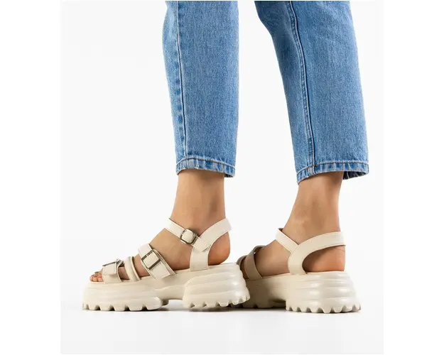 Sandale dama Rochan Bej