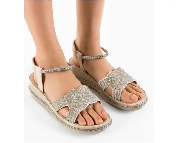 Sandale dama Rupa Bej