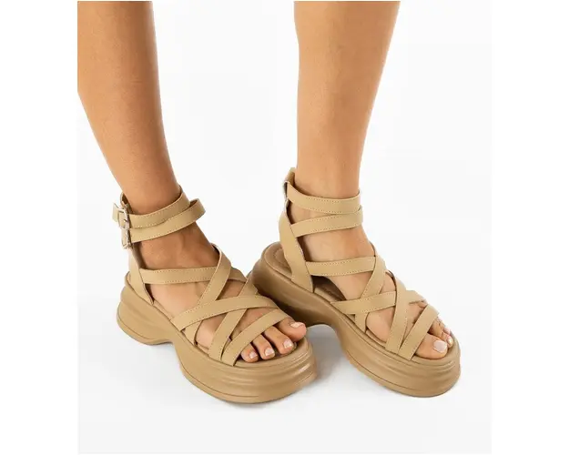 Sandale dama Seong Bej 2