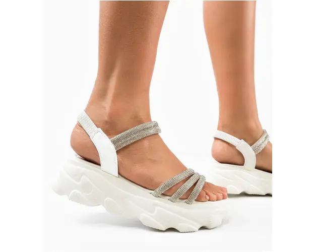 Sandale dama Steat Albe