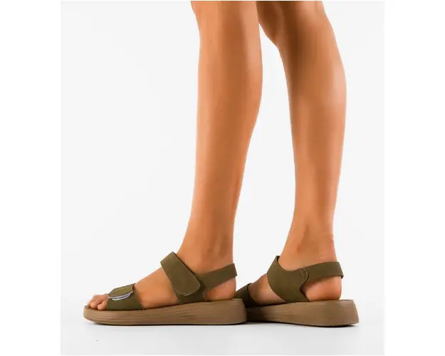 Sandale dama Temple Khaki 2