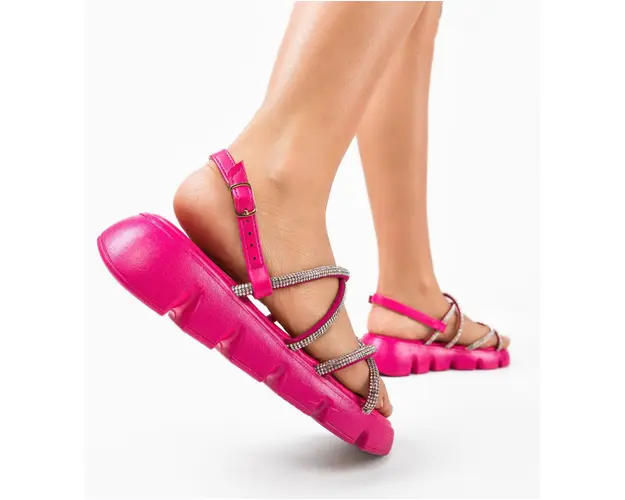 Sandale dama Teysty Fuchsia
