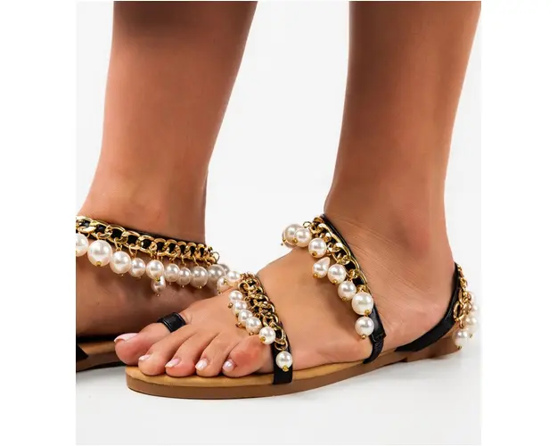 Sandale dama Trahern Negre