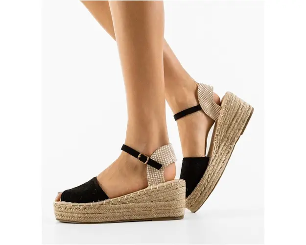 Sandale dama Turan Negre