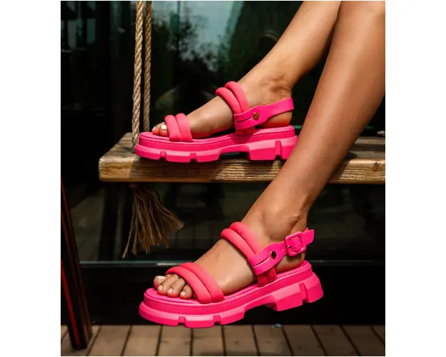 Sandale dama Wicker Fuchsia