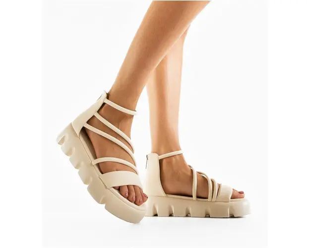 Sandale dama Xlendi Bej