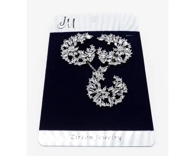 Set bijuterii Edmondo Argintiu