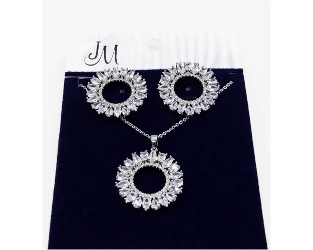 Set bijuterii Farmob Argintiu