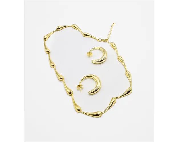 Set bijuterii Lakrima Auriu