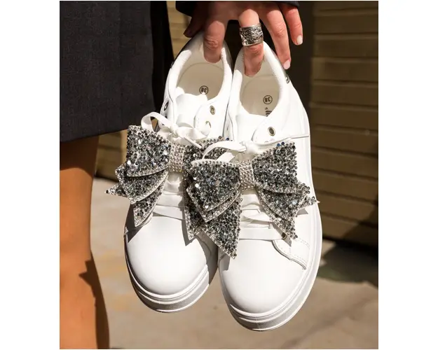 Sneakers dama Akerman Argintii