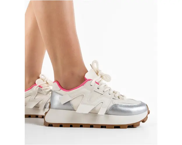 Sneakers dama Broskmas Argintii