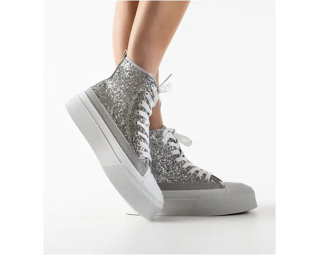 Sneakers dama Cuore Argintii