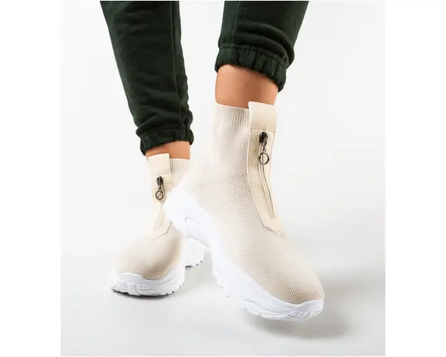 Sneakers dama Eshan Bej