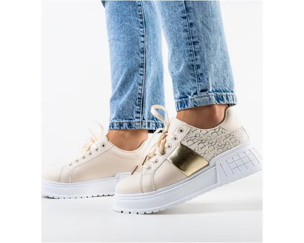 Sneakers dama Fannie Bej