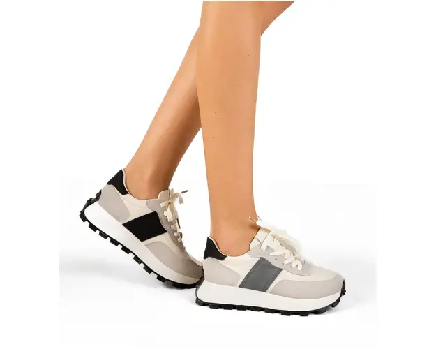 Sneakers dama Feytong Gri