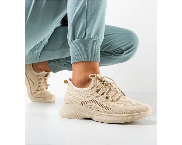 Sneakers dama Gestin Bej