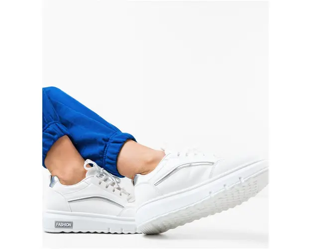 Sneakers dama Herman Argintii