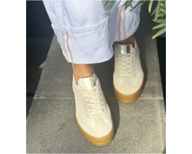 Sneakers dama Jaswin Bej