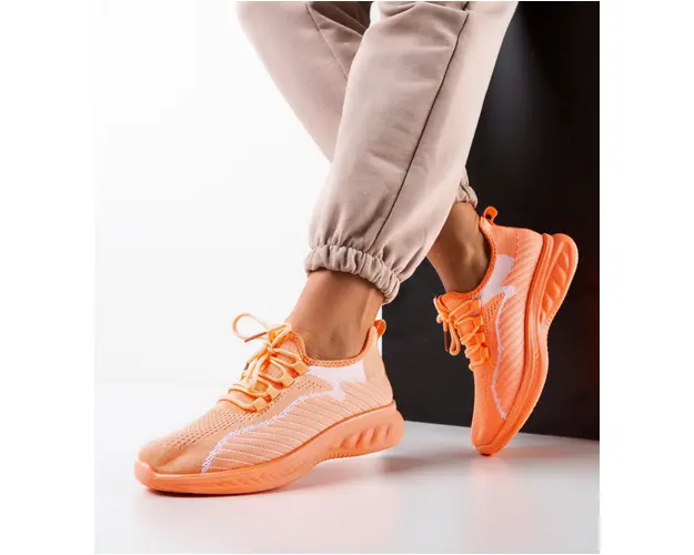 Sneakers dama Klandie Portocalii